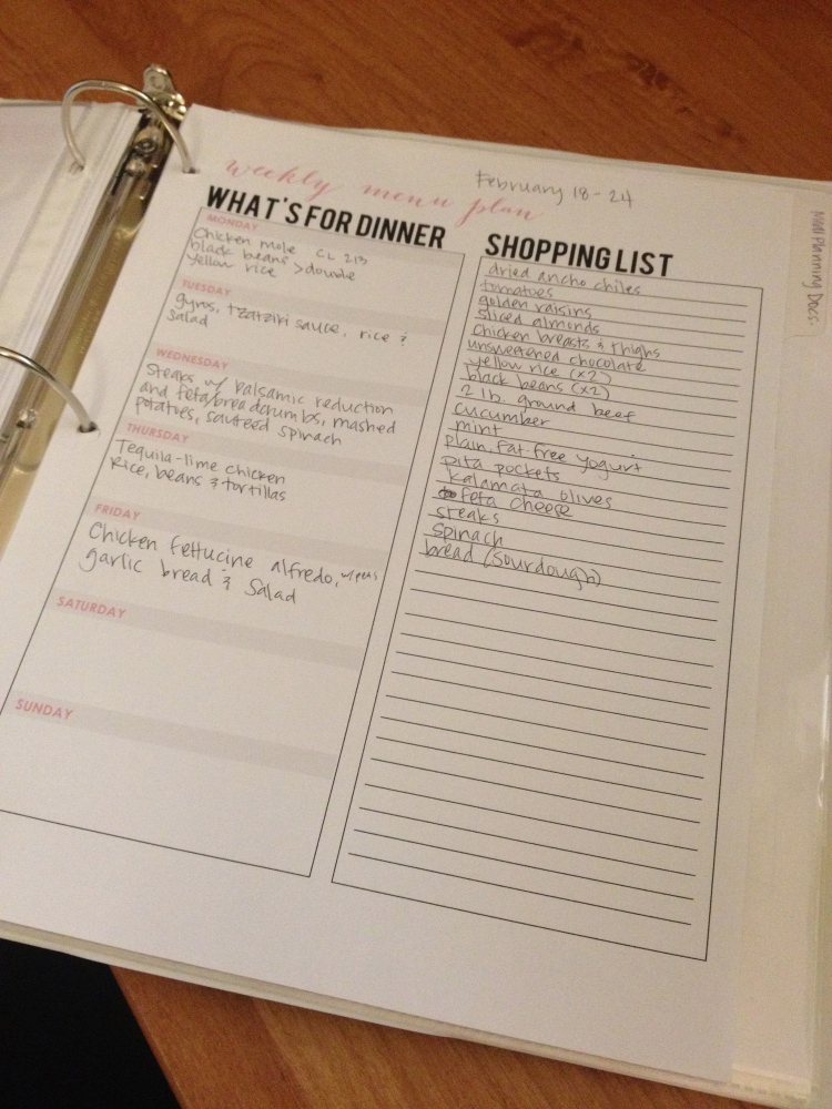 Meal Planning (6/6)